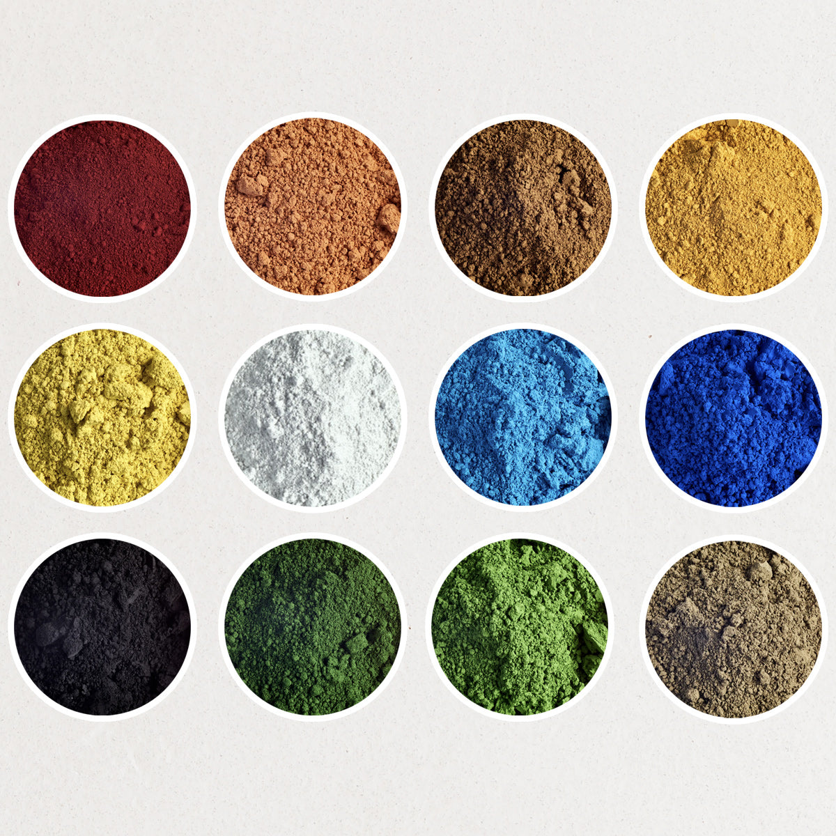Pigment ▻ Farb-Pigmente für Lehm- & Kalkfarben, Kalkputz