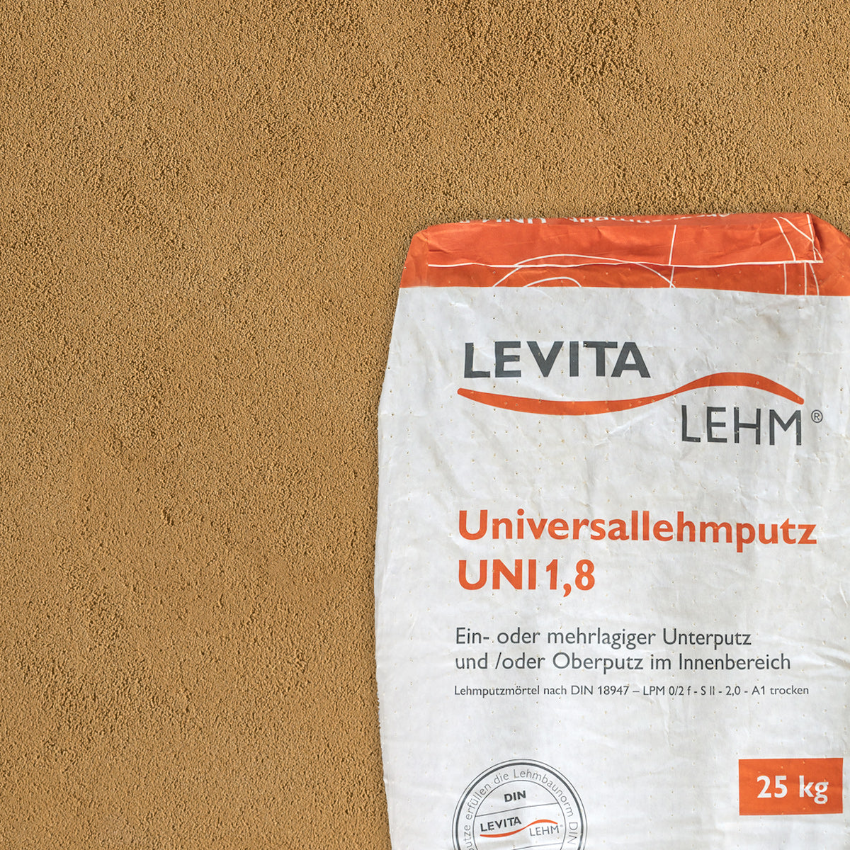 Levita Universal Lehmputz mit Pflanzenfaser