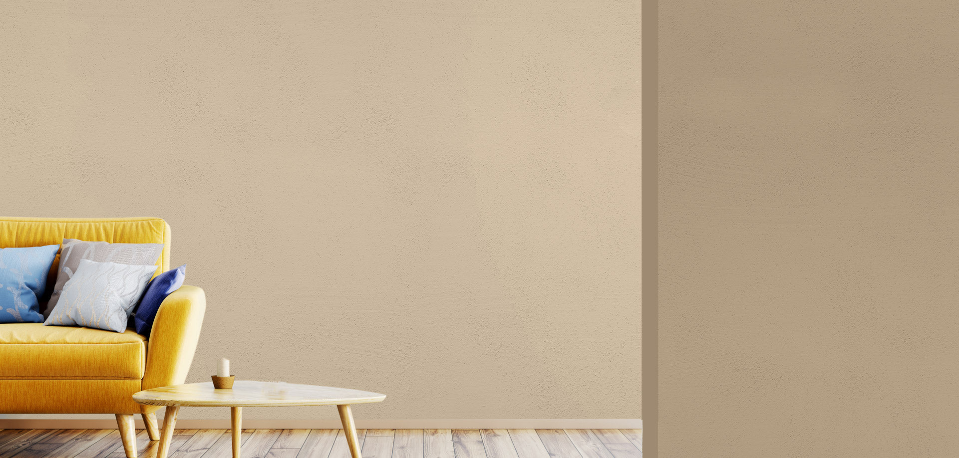 Campania Lehmgrundputz von Fesche Wand