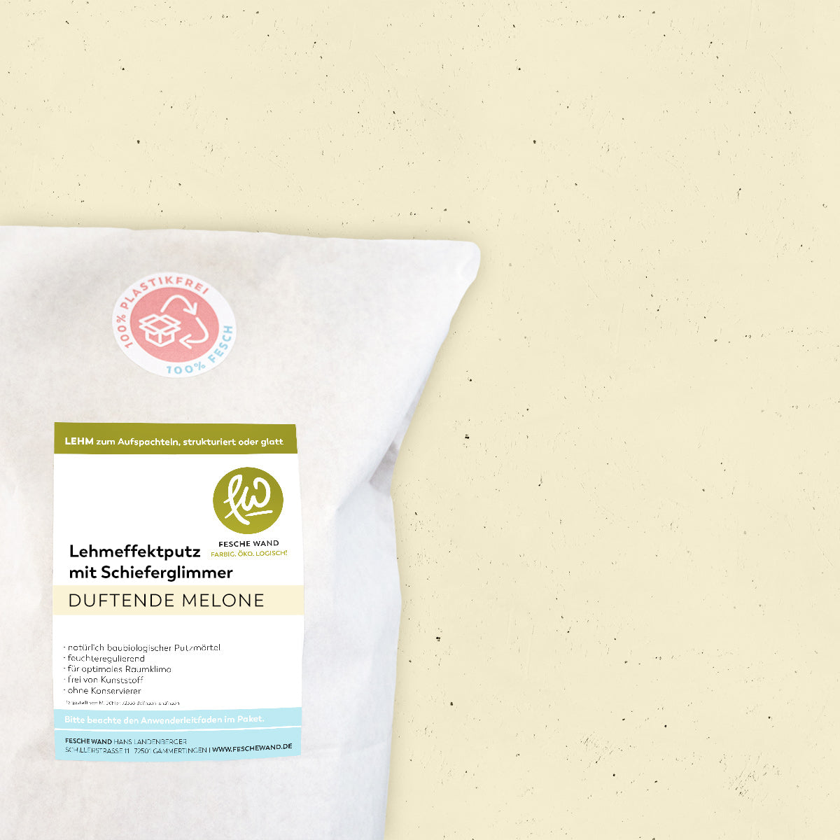 Lehmeffektputz mit Schieferglimmer