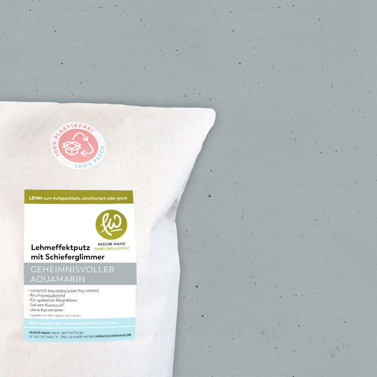 Lehmeffektputz mit Schieferglimmer